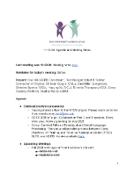 ITC Quarterly Meeting - November 2024