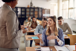 Early Interventionist professional in a professional development class